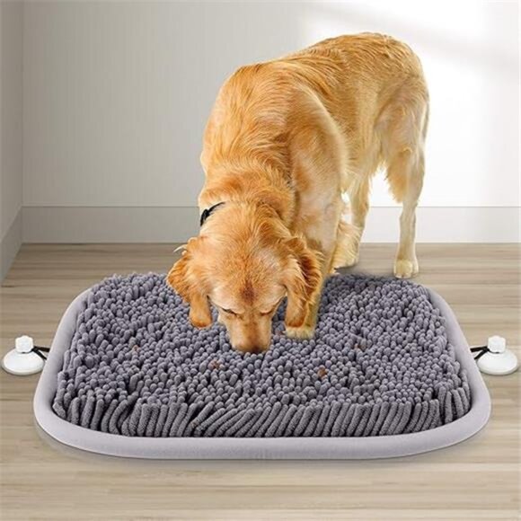 Snuffle Mat for Dogs, 17''x21'' Dog Sniffing Interactive Feeding Game Puzzle Toy - Picture 14 of 14